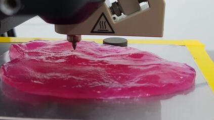 Impresión 3D de carne cultivada.