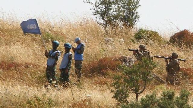 Las Fuerzas de Paz de la ONU intercedieron este martes en la frontera de Israel y Líbano. 