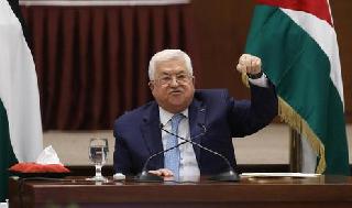 El presidente palestino, Mahmoud Abbas, durante una reunión de prensa la semana pasada, donde declaró anulados todos los acuerdos con Israel y Estados Unidos. 