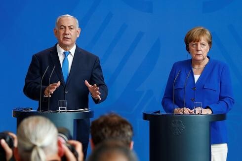 El primer ministro Benjamin Netanyahu y la canciller alemana Angela Merkel se reúnen en Berlín. 