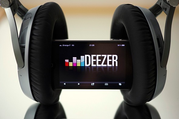 Plataforma de transmisión de música Deezer. 