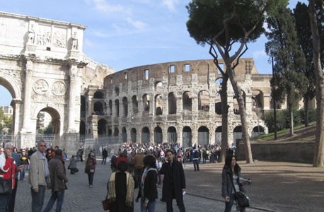 El Coliseo romano. 
