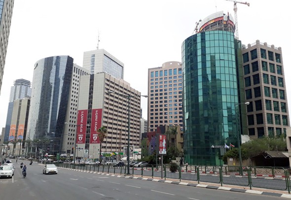 Edificios de oficinas en Israel. 