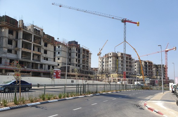 Obra en construcción en Israel 