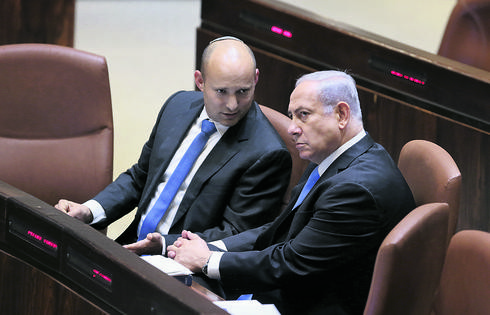 Netanyahu y Bennet, cuando éste era ministro de Defensa. 