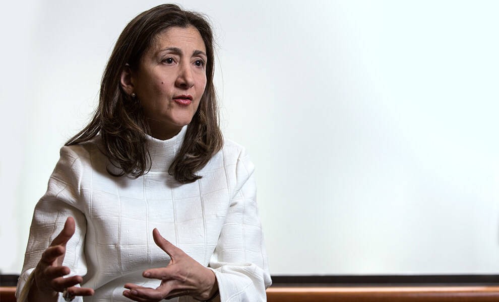 Ingrid Betancourt, excandidata a la presidencia de Colombia y exrehén de las FARC. 