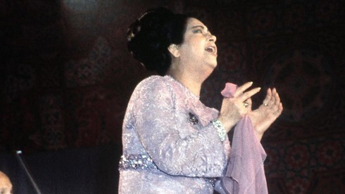 La diva egipcia Umm Kulthum. 