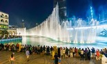 La fuente de Dubai. 