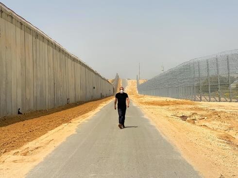 La valla fronteriza de Gaza. 