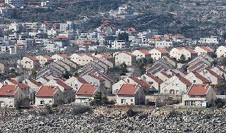 Asentamiento israelí en Cisjordania. 