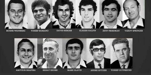 Las 11 víctimas de los terroristas de Septiembre Negro en Munich. 