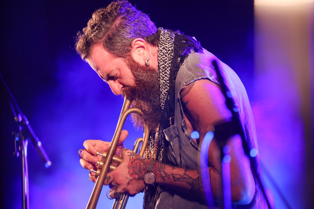 Avishai Cohen, trompetista israelí, este martes en el Festival de Jazz de Jerusalem. 