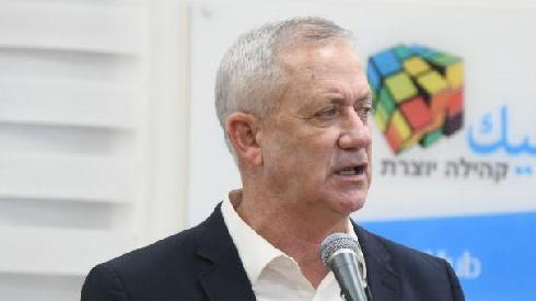 El ministro de Defensa, Benny Gantz, parte del Gabinete Coronavirus. 