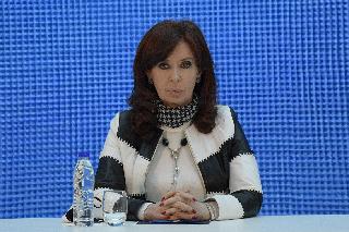 Cristina Fernández, presidenta del Senado argentino. 