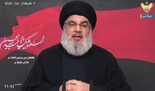 Hassan Nasrallah, secretario general de Hezbollah. 