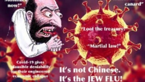 Algunas publicaciones en las redes sociales acusan a los judíos de crear el coronavirus.