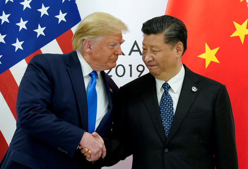 El presidente chino, Xi Jinping, durante una reunión con Trump.