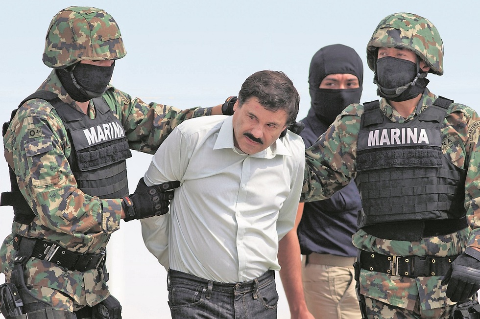 Arresto de "El Chapo" Guzmán en México.