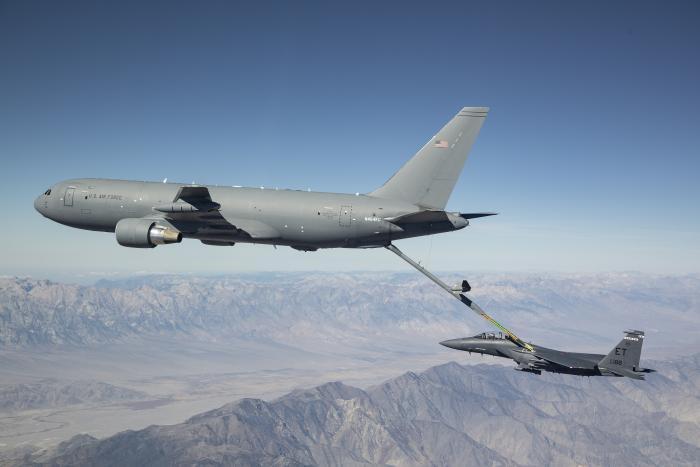 Israel quiere adelantar la compra de aviones Boeing KC-46 Pegasus.