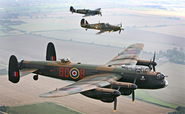 El bombardero británico: grande, lento y vulnerable.