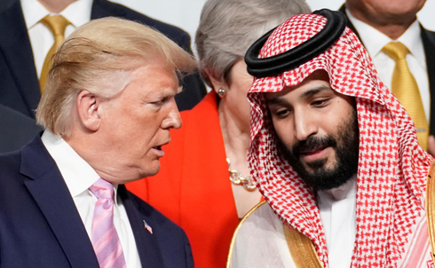 Trump junto al principe heredero de Arabia Saudita, Bin Salman. 