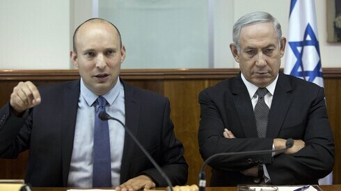Naftali Bennett y Benjamin Netanyahu. 
