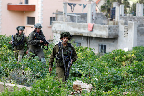Soldados de las FDI durante una operación en Nablus. 