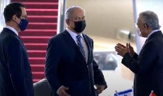 Netanyahu conversa con los ministros de Finanzas de Estados Unidos y Emiratos.
