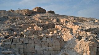 Ruinas de Nitzana, una de las antiguas ciudades del Negev. 