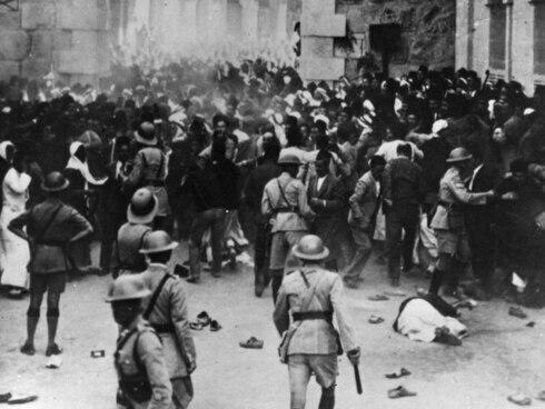 Los disturbios de Jaffa, en 1921.