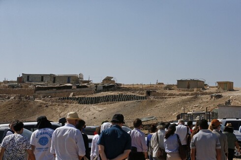 Khirbet Al-Majaz, un territorio en disputa entre las FDI y una comunidad beduina. 