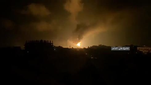 Bombardeo de las FDI contra posiciones de Hamás en Gaza a principios de noviembre.