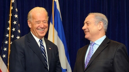 El presidente electo de Estados Unidos, Joe Biden, con el primer ministro Netanyahu durante una visita a Israel en 2016. 