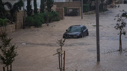 Inundaciones en Ashkelon. 