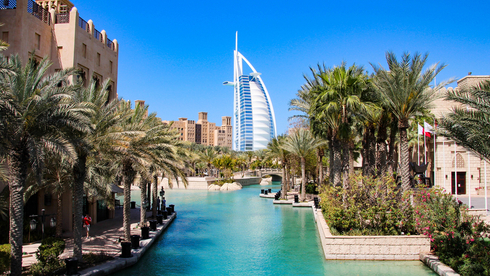 Hotel Burj Al Arab en Dubai. 