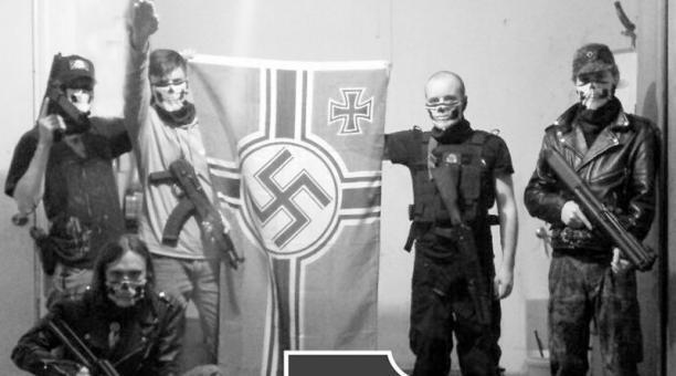 Grupo de neonazis detenido en Estados Unidos en febrero de 2020. 