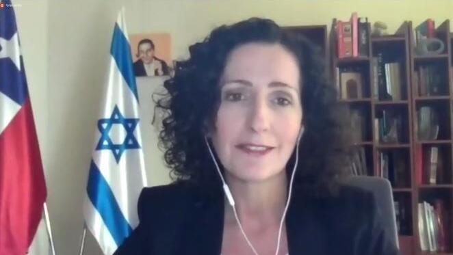 La embajadora de Israel en Chile, Marina Rosenberg. 