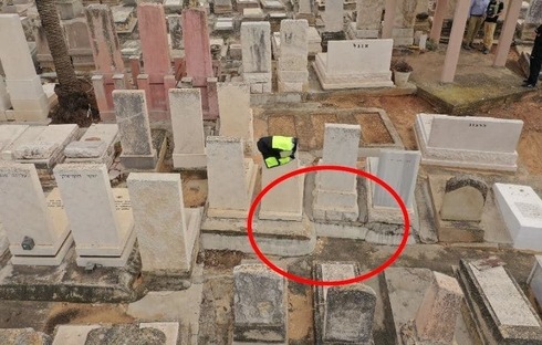 La abogada de Ilana difundió una imagen aérea del cementerio Segula que muestra las deficiencias de mantenimiento del lugar. 