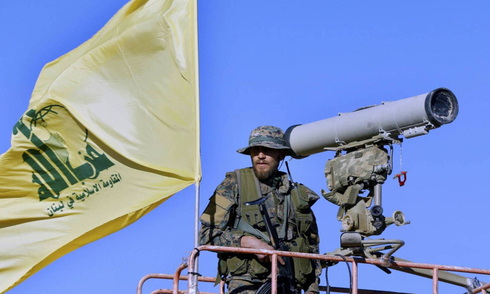 Un combatiente de Hezbollah en el sur de Siria. 