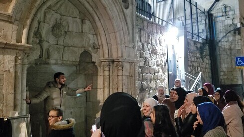 Turistas turcos en la Ciudad Vieja de Jerusalem en febrero. 