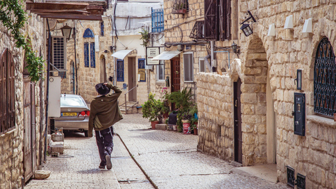 La ciudad norteña de Safed es un destino popular para el turismo en Israel. (Shutterstock) La ciudad norteña de Safed es un destino popular para el turismo en Israel.