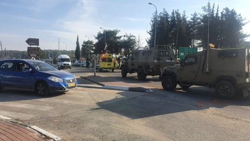 Lugar del ataque en Gush Etzion. 