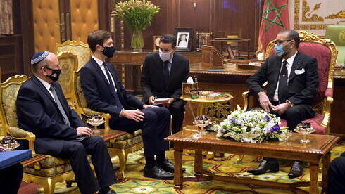 Funcionarios israelíes y estadounidenses se reunieron con el rey Mohammed VI de Marruecos en Rabat el mes pasado. 