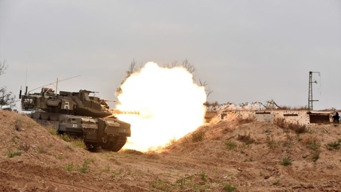 O Merkava 4 em ação. (Unidade do porta-voz da IDF) O Merkava 4 em ação.