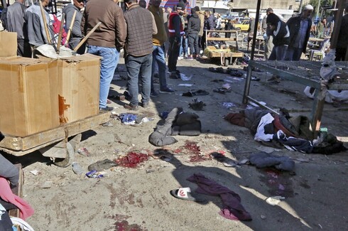 Sangre y destrucción en el centro de Bagdad. 