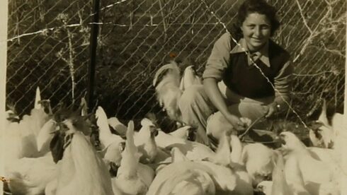 Hannah Szenes en el moshav Nahalal donde estudió agricultura de 1939 a 1941. 