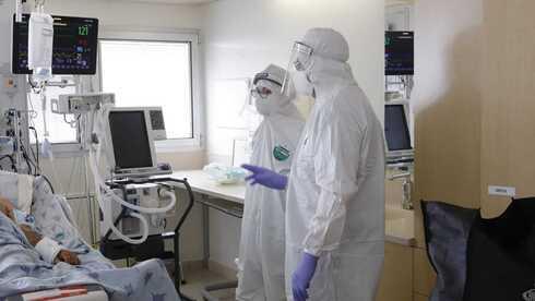 Una sala para atención de coronavirus en el Hospital Ichilov, donde se prueba el fármaco. 