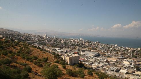 Una vista de la ciudad de Tiberias. 