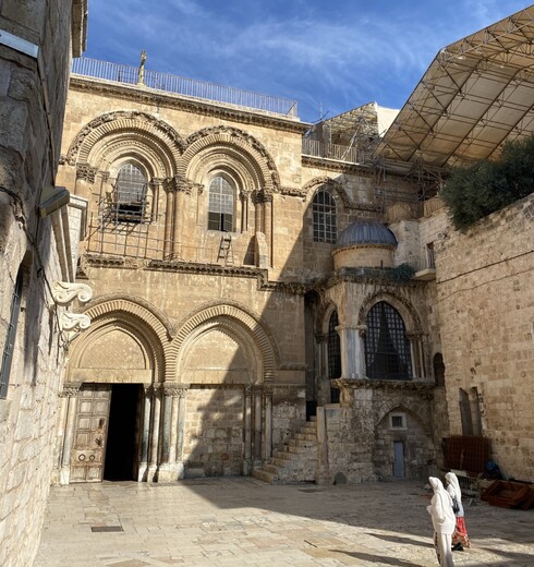 glesia del Santo Sepulcro en Jerusalem. 