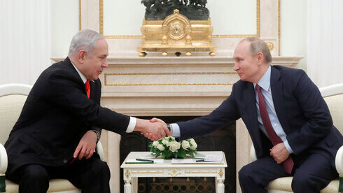 Reunión del primer ministro Benjamín Netanyahu y el presidente ruso Vladimir Putin en enero de 2020. 